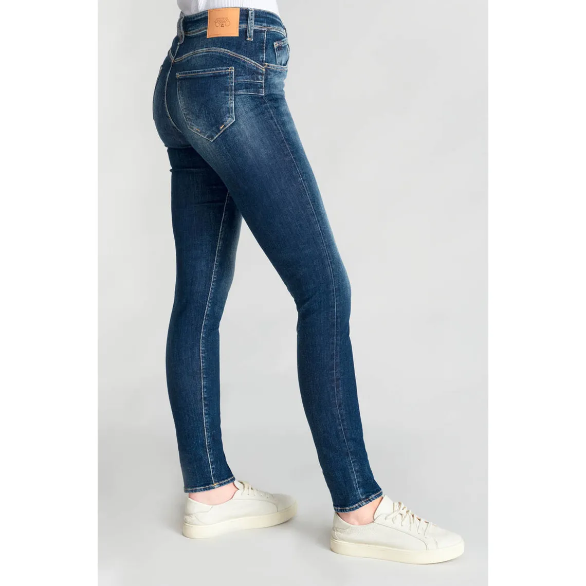 Jeans push-up slim taille haute PULP, longueur 34 bleu Nea | 3 Suisses