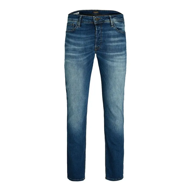 Jeans slim bleu délavé Homme JACK & JONES à prix dégriffé ! | 