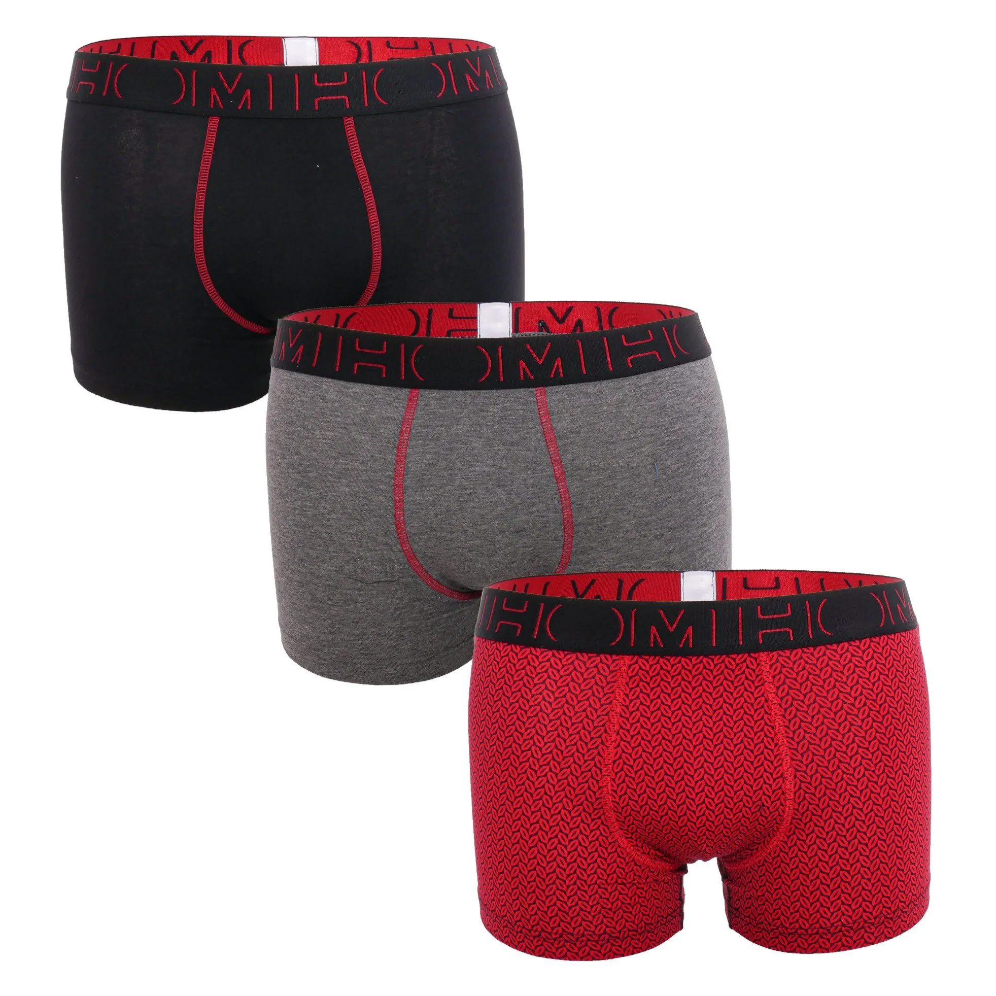 Lot de 3 Boxers Archie - multi - HOM : vente shorty boxers homme HO...