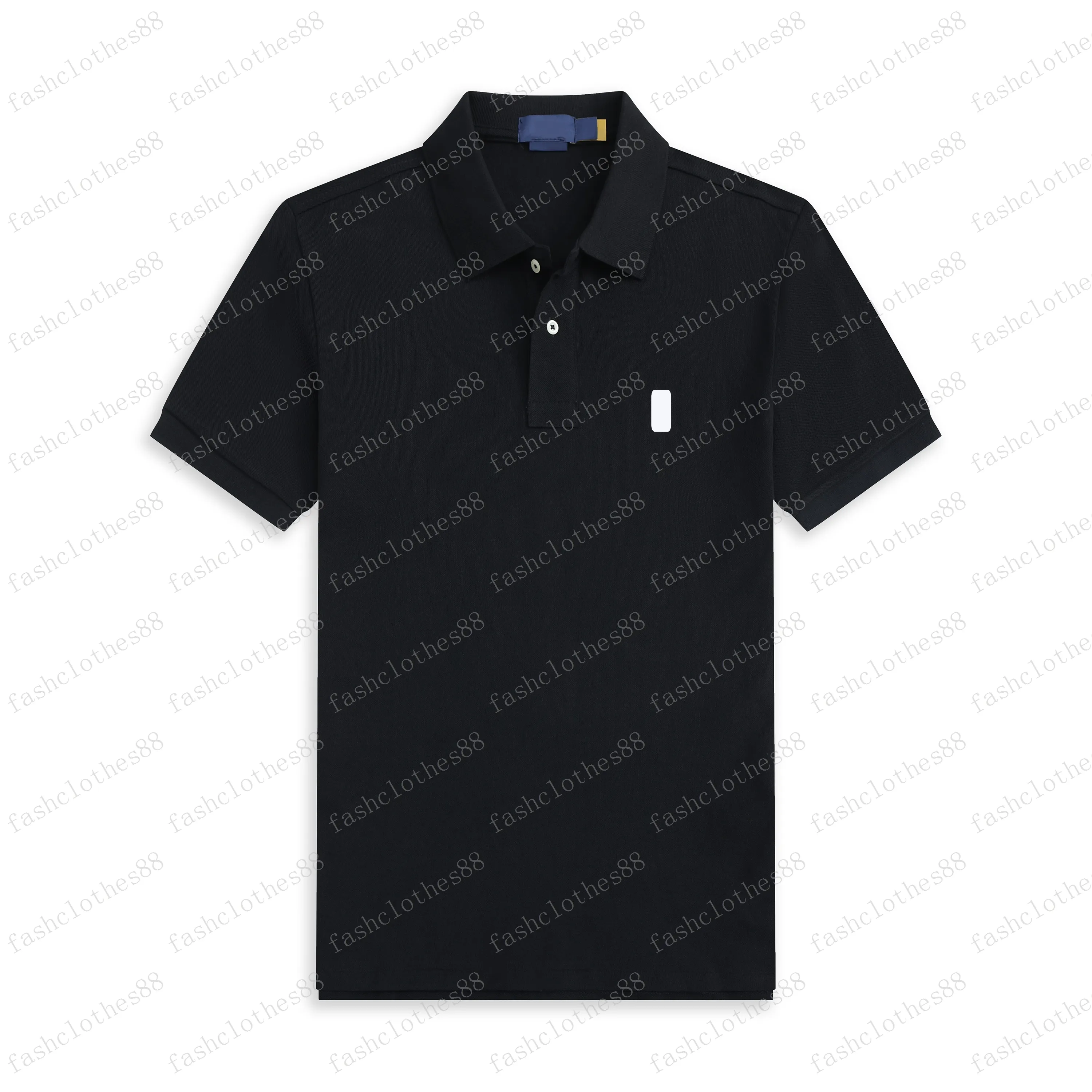 Mejor Precio En A Granel Shirt Business Stand Up Collar Cotton Fashion Men Et Femme Polo Brand De Haute Qualité Pony Polo Broide