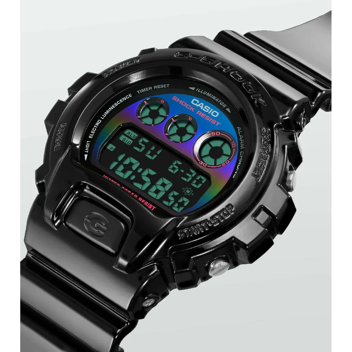 Montre Homme CASIO DW-6900RGB-1ER - Bracelet Tissu Noir Casio - Montre Homme sur MenCorner