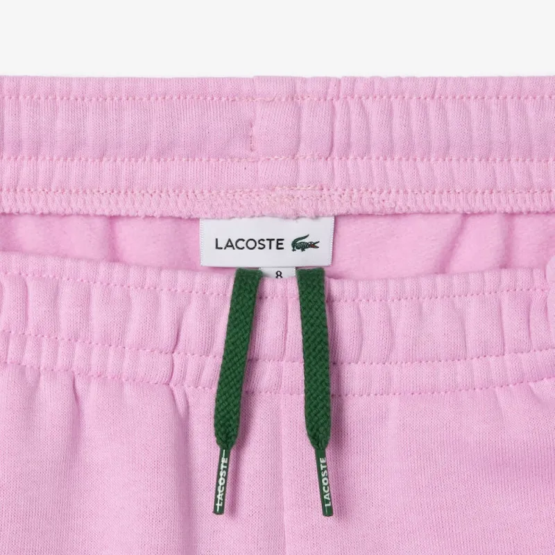 PANTALON DE SURVÊTEMENT COLOR BLOCK ROSE BONBON LACOSTE ENFANTS