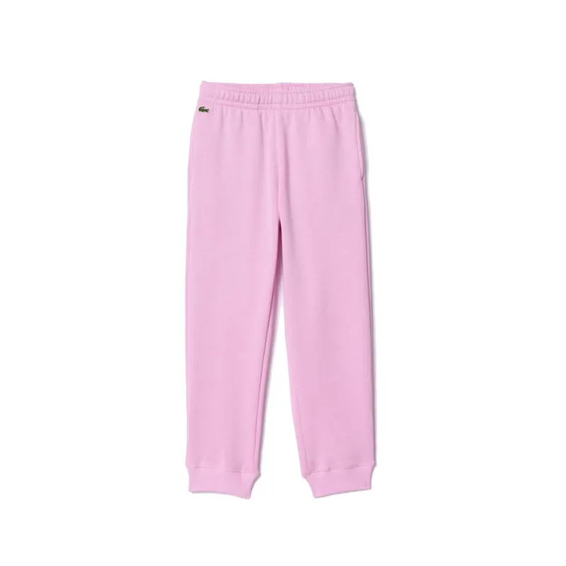 PANTALON DE SURVÊTEMENT COLOR BLOCK ROSE BONBON LACOSTE ENFANTS