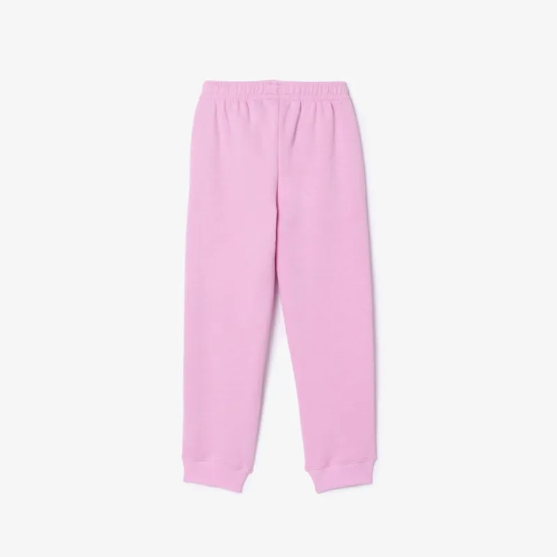 PANTALON DE SURVÊTEMENT COLOR BLOCK ROSE BONBON LACOSTE ENFANTS