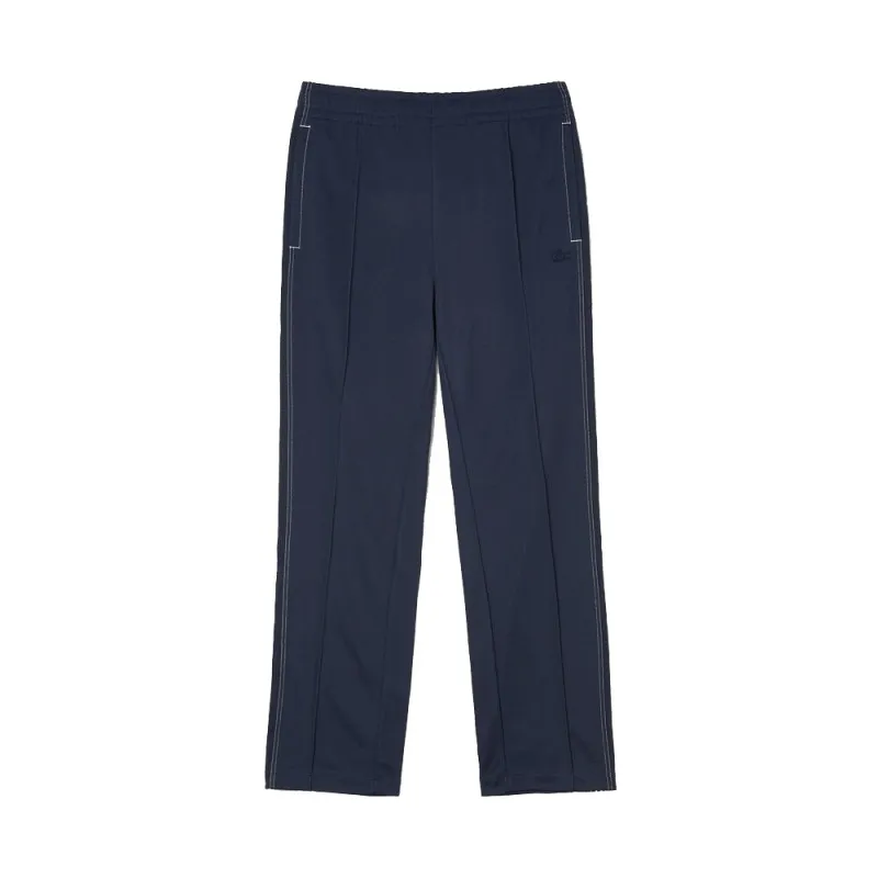 PANTALON DE SURVÊTEMENT HOMME LACOSTE EN PIQUÉ BLEU MARINE