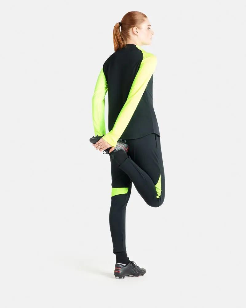 Pantalon de survêtement Nike Academy Pro Noir & Jaune Fluo pour femme