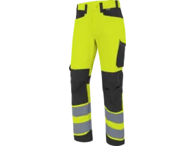 Pantalon de travail Fluo Industriel Haute-Visibilité Würth MODYF Jaune/Anthracite