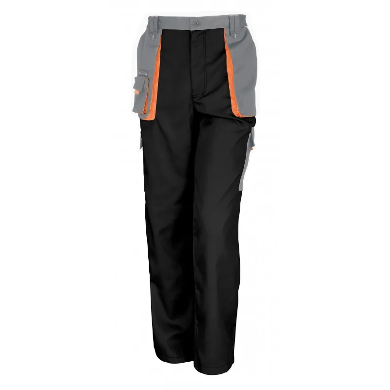 Pantalon de travail multipoches renforcé braguette zippée 80-20 polyester-coton 200 grs-m2 lite unisexe Result