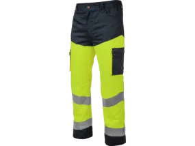 Pantalon de travail Würth MODYF haute-visibilité jaune/marine