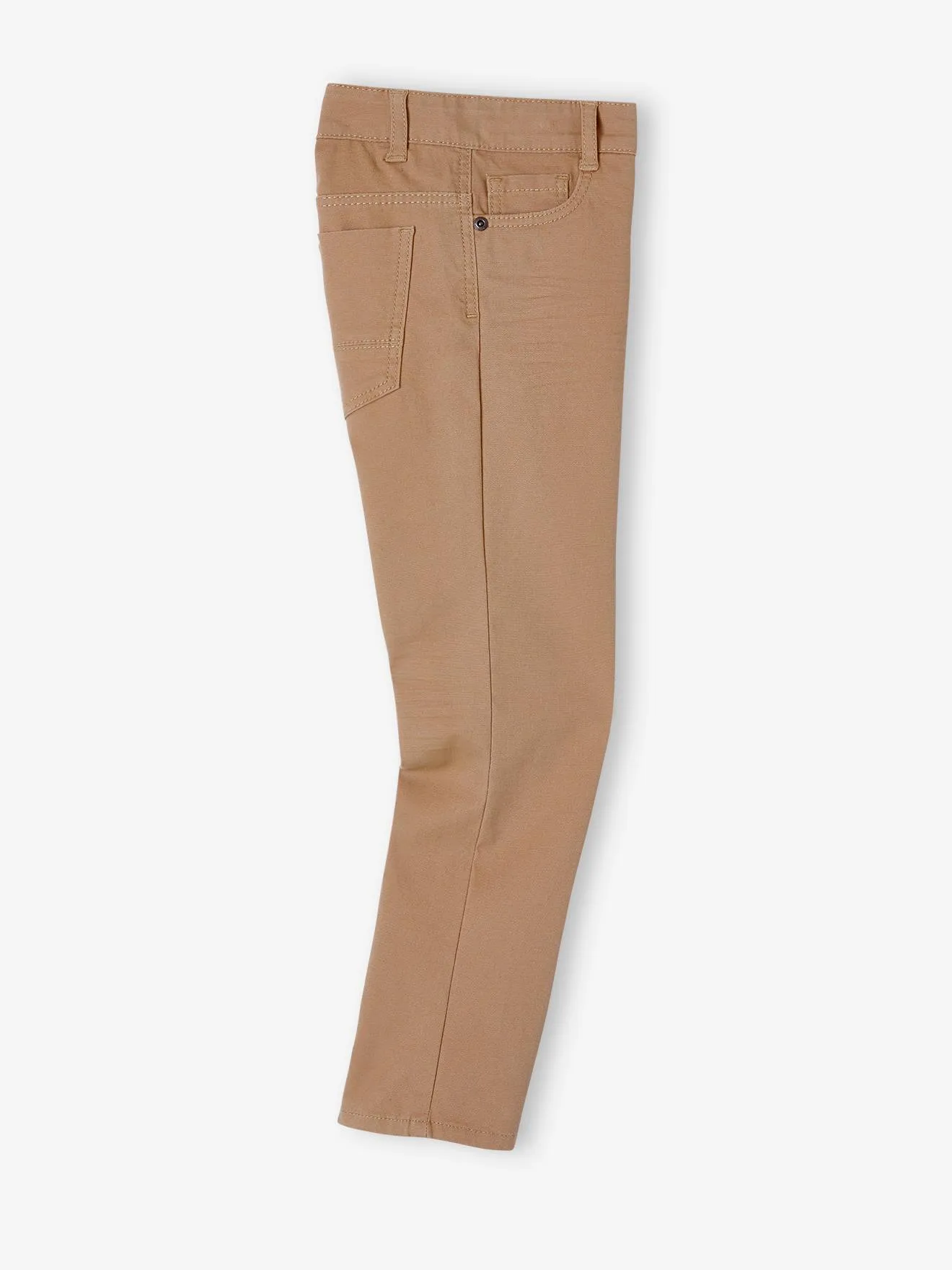 Pantalon droit indestructible garçon beige - Vertbaudet