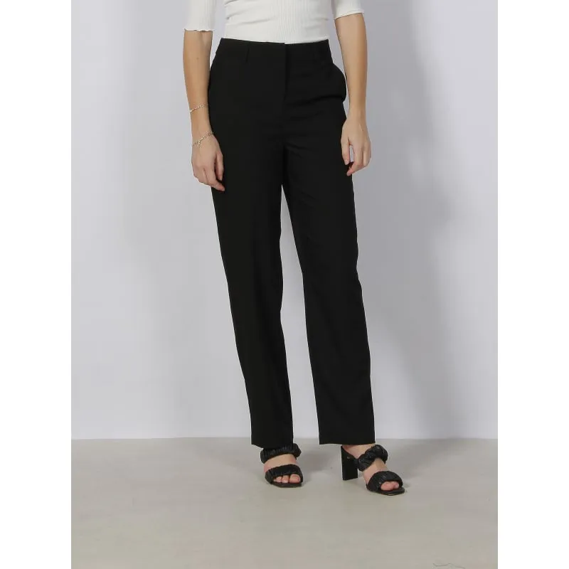 Pantalon droit zelda noir femme - Vero Moda | wimod