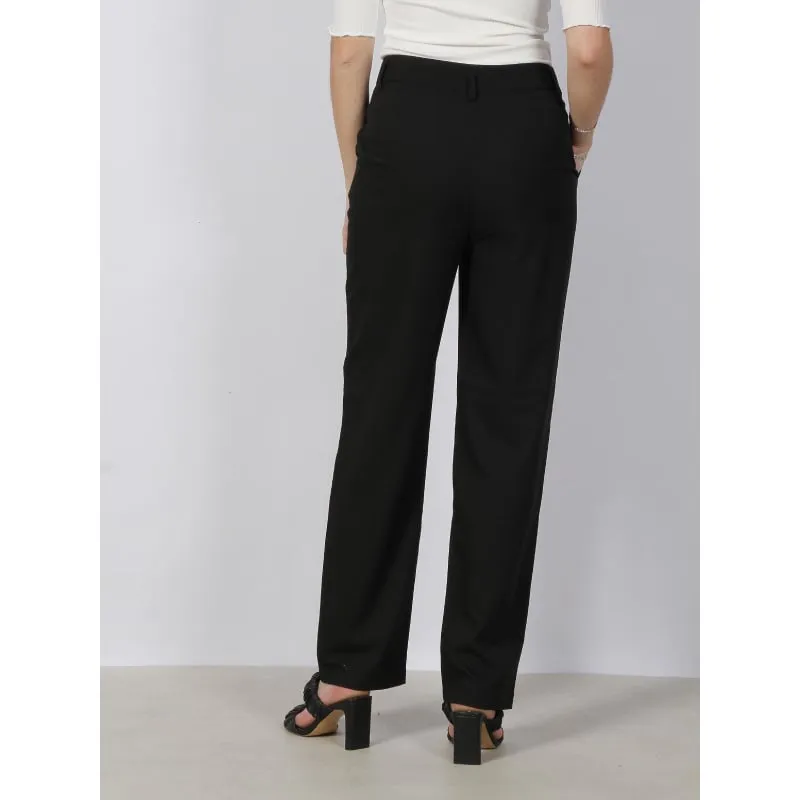 Pantalon droit zelda noir femme - Vero Moda | wimod