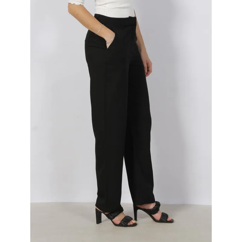 Pantalon droit zelda noir femme - Vero Moda | wimod