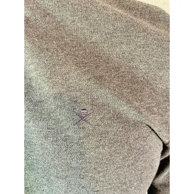 Polo gris - col violet - HACKETT