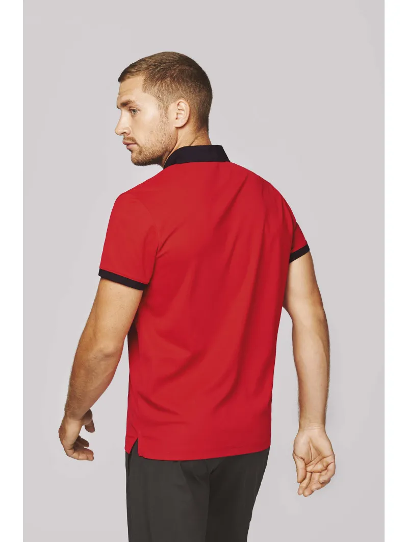 Polo homme respirant performance personnalisé brodé