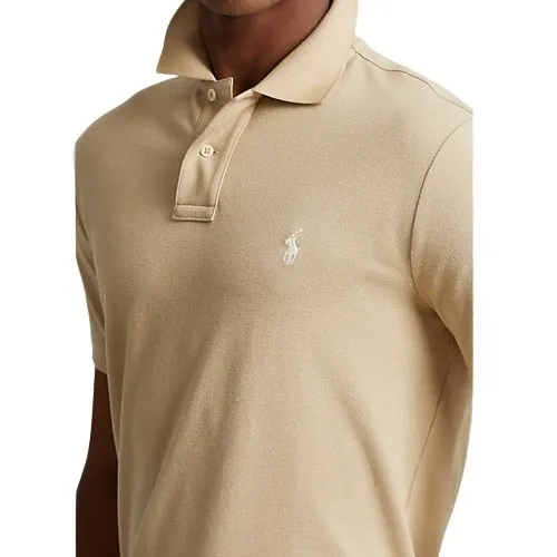 RALPH LAUREN Polo slim beige - SPORT AVENTURE