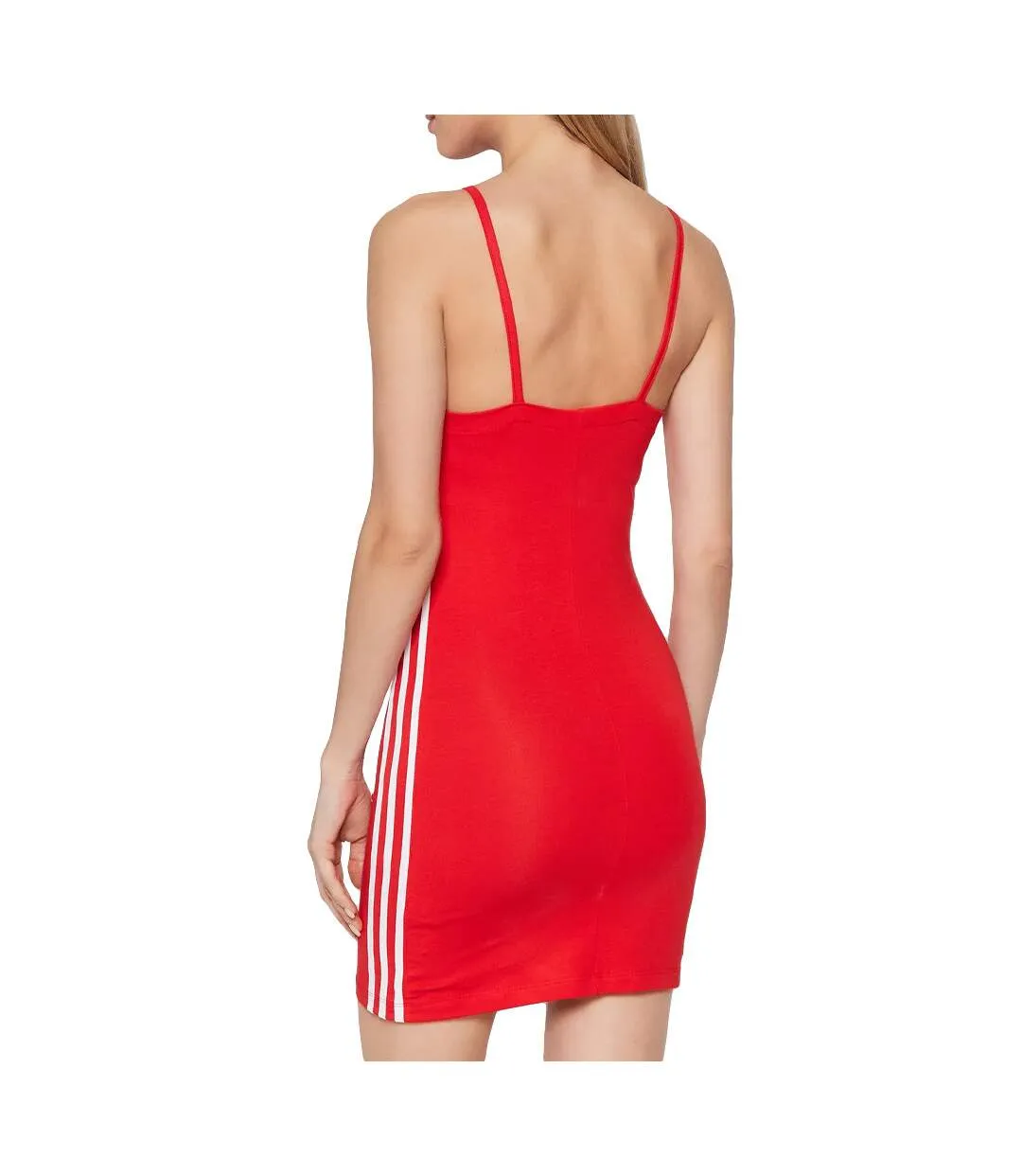 Robe Rouge Femme Adidas HC2037