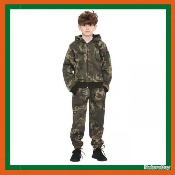 Survêtement camouflage - Pour enfants 7 à 13 ans - Livraison rapide