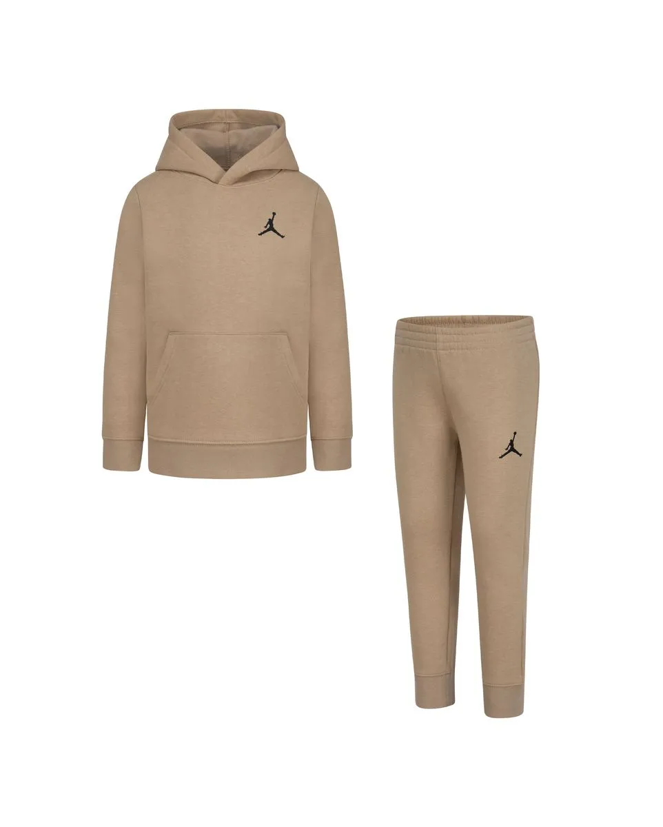 Survêtement Garçon MJ ESSENTIALS FLC PO SET Beige