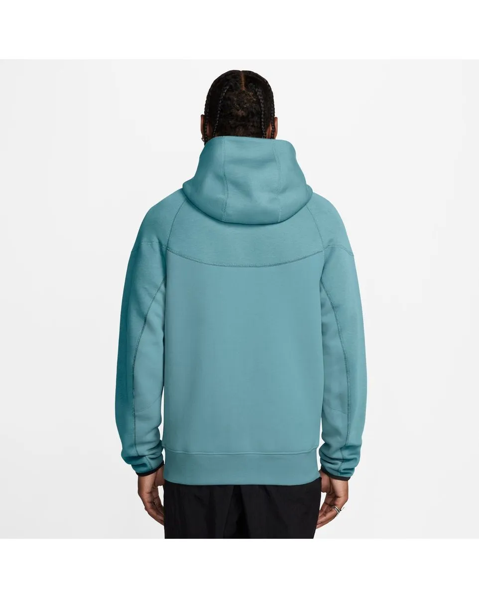 Sweat zip capuche Homme M NK TCH FLC FZ WR HOODIE Bleu