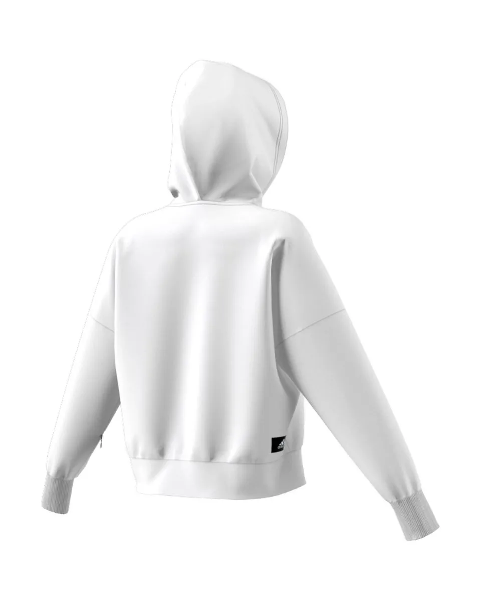 sweatshirt femme W FI 3B HOODIE Blanc