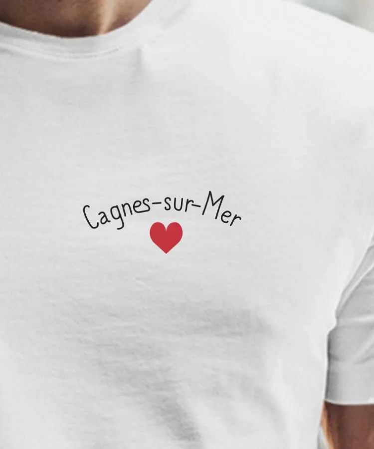 T-Shirt Cagnes-sur-Mer Coeur