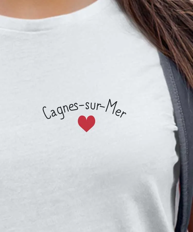 T-Shirt Cagnes-sur-Mer Coeur