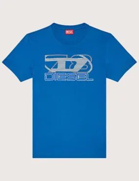 T-Shirt Homme Diegor K74 Logo Poitrine Bleu