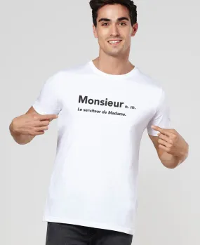 T-Shirt homme Monsieur le serviteur