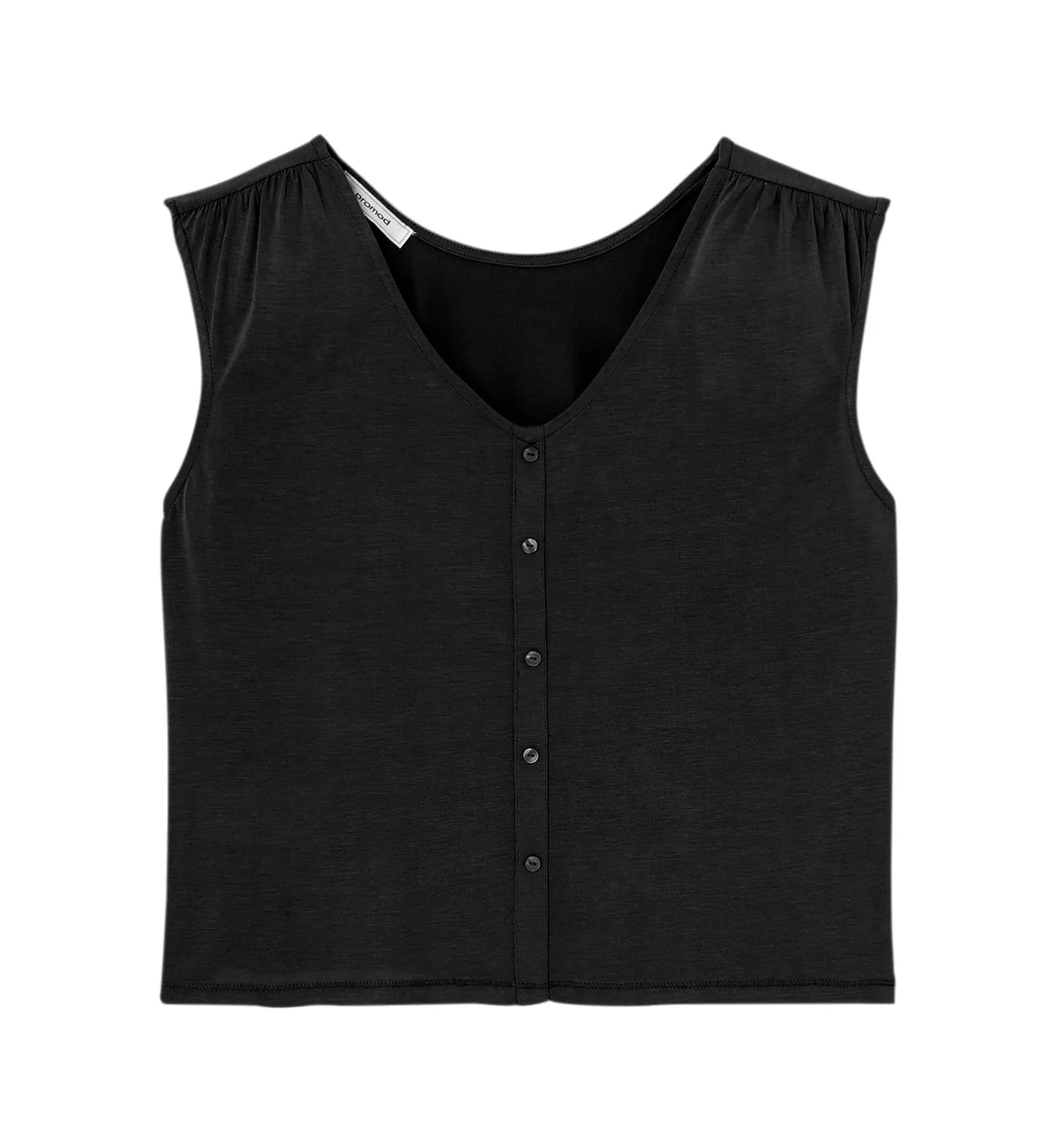 T-shirt recto verso Femme - Noir