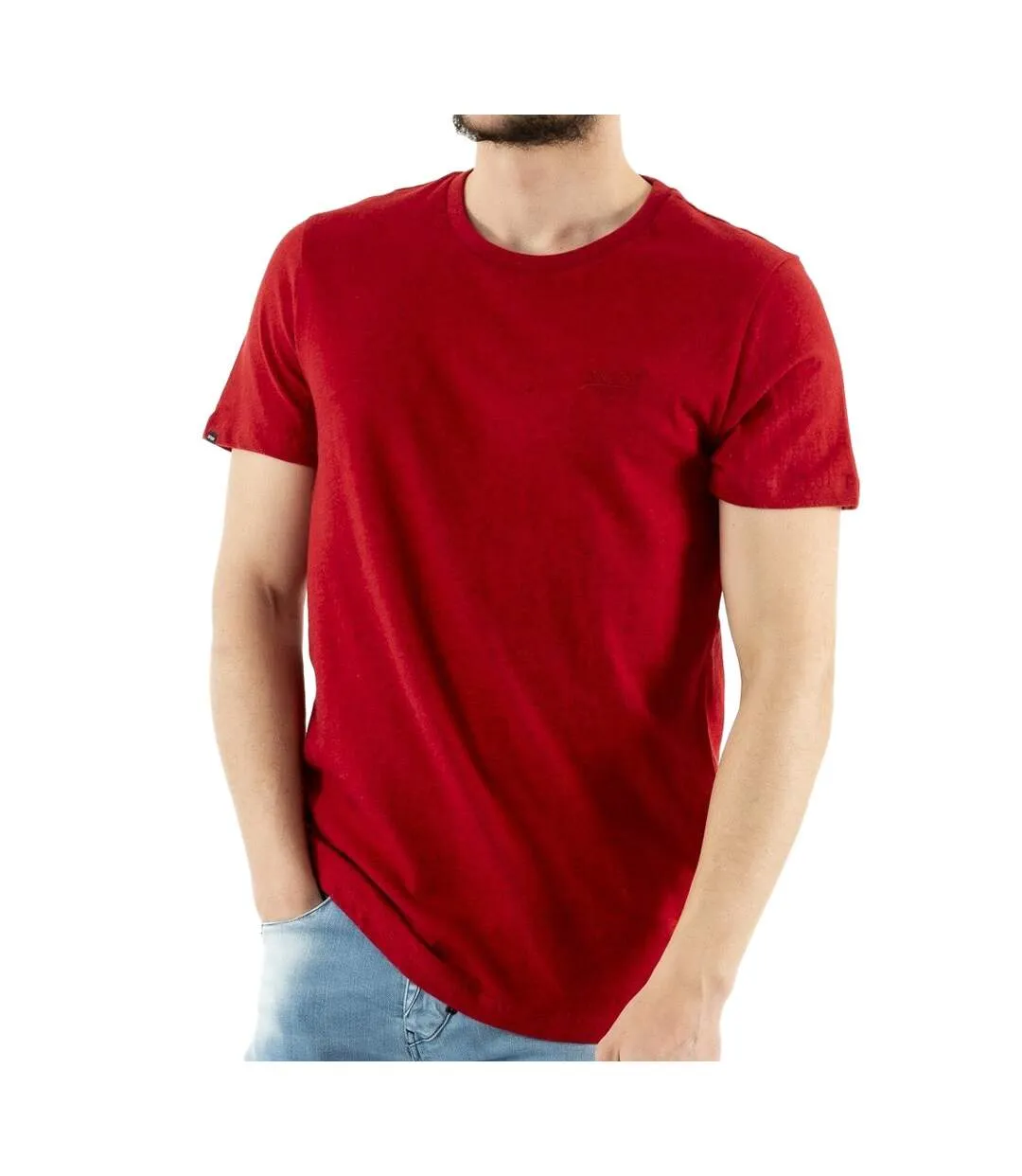 T-shirt Rouge Homme Superdry OL