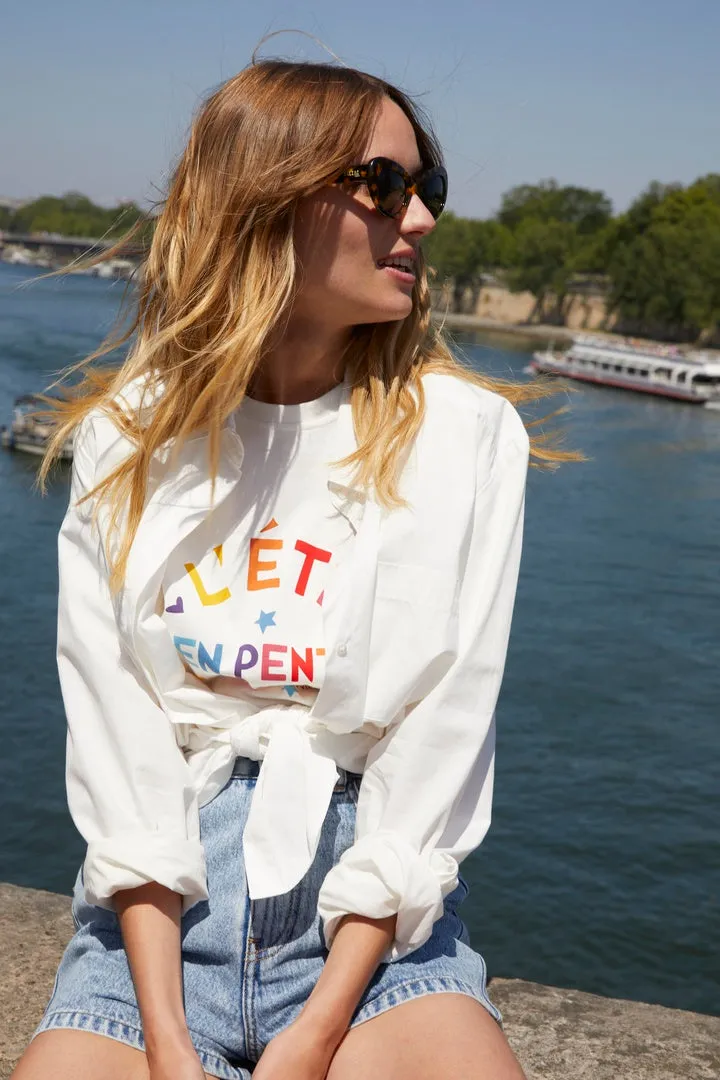 Tee-shirt Bree L'été en pente douce multicolore