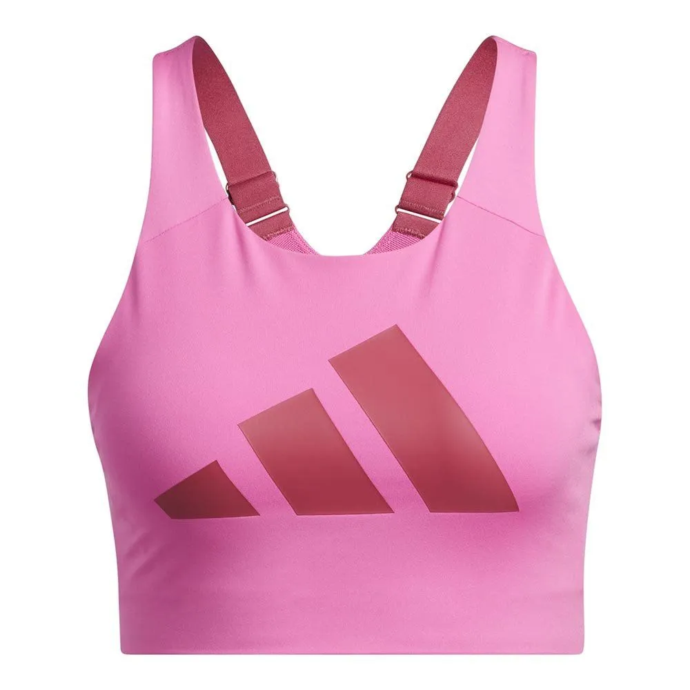 Vêtements de sport adidas Femme | Brassière de running adidas Ultimate Alpha Life Bra Screaming Pink/Wild Pink/Wild Pink pour fe