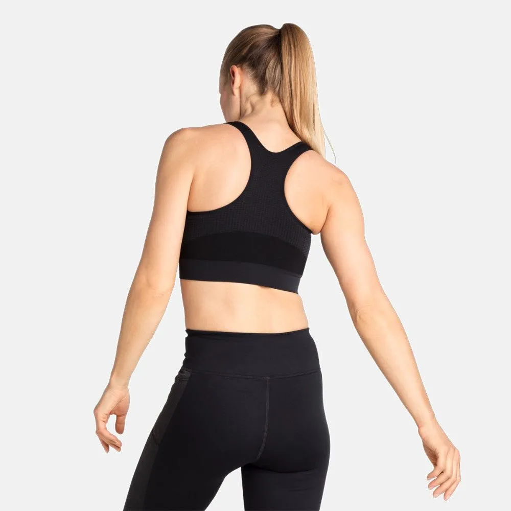 Vêtements de sport ODLO Femme | Brassière de running avec construction sans couture ODLO Seamless High W Winetasting pour femme 